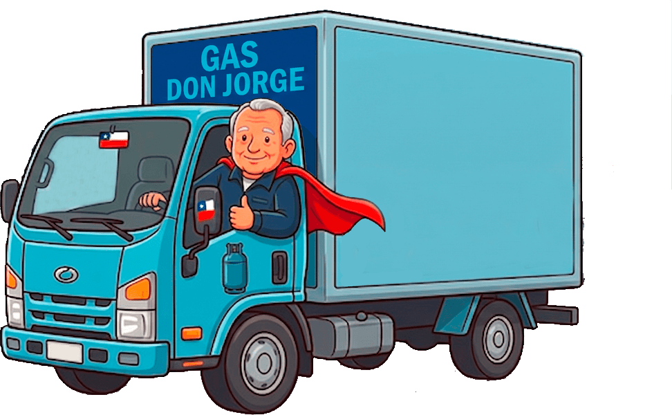 Camión de reparto Gas Don Jorge